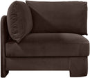 Hammond - Velvet Performance Fabric Upholstered Corner Chair