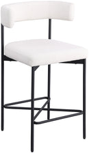 Rivage - Durable Stool With Black Frame (Set of 2)