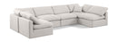 Indulge - Linen 6 Piece Modular U-Shaped Sectional