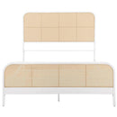 Lanewood - Open Cane Rattan Metal Bed