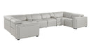 1224 - 8-Piece U-Shaped Sectional Sofa In With 4 Power Recliners & Power Headrest
