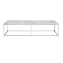 Voleta - Coffee Table - Engineered Stone Top & Chrome