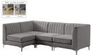 Alina - 4 Piece Modular L-Shaped Sectional