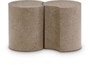 Dimple - 2 Piece Modular End Table - Terazzo Finish
