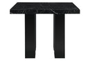 D04 Black Bar Table And Four D04 Bar Stools - Black