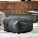 Kona - Leather Pouf