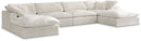 Cozy - 6 Piece Modular Double Chaise Sectional