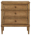 Sharlance - Three Drawer Night Stand - Brown