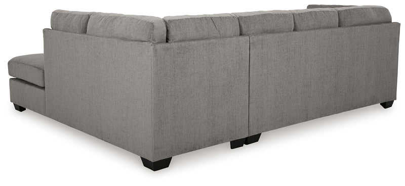 Lanelly - 2-Piece Sectional With Raf Corner Chaise - Alloy
