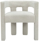 Athena - Boucle Fabric Dining Chair
