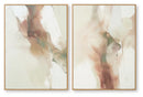Brettwarth - Wall Art Set (Set of 2) - Green / Blue / Yellow