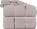 Orin - Velvet Performance Fabric Upholstered 8 Piece L-Shaped Sectional