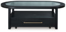 Winbardi - Oval Cocktail Table - Black