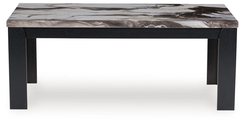 Jazmore - Dark Brown - Occasional Table Set (Set of 3)