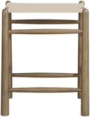 Santos - Backless Counter Stool With Stained Brown Base