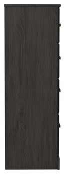 Belachime - Four Drawer Chest - Charcoal