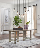 Chrestner - Rectangular Dining Room Table - Gray