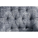 Gaura - Chair With Pillow - Dark Gray Velvet
