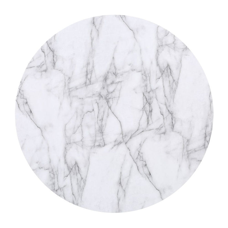 Kusa - 5 Piece Dining Set With Engineered Stone Top - Engineered Stone Top & Black