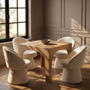 Selene - Upholstered Swivel Dining Chair