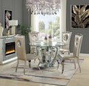 Noralie - Dining Table - Mirrored & Faux Diamonds