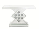 Noralie - 47" X 14" Console Table - Mirrored & Faux Diamonds