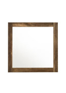 Morales - Mirror - Rustic Oak