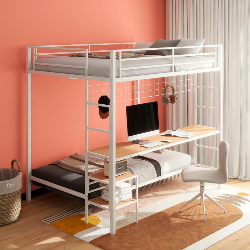 Campus - Metal Workstation Bunk Bed