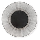 Dallmen - Accent Mirror - Black / Gold Finish