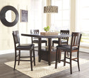 Haddigan - Upholstered Barstool (Set of 2) - Dark Brown