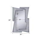 Noralie - 47" Accent Mirror - Mirrored & Faux Diamonds