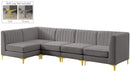 Alina - 5 Piece Modular Sectional