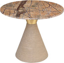 Baleen - Genuine Marble And Jute Dining Table