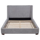 Rennes - Upholstered Wingback Platform Bed