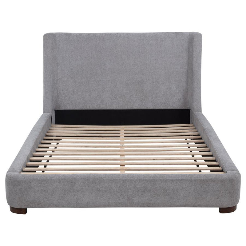 Rennes - Upholstered Wingback Platform Bed