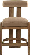 Arienzo - Velvet Upholstered Counter Stool (Set of 2)