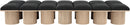 Pavilion - 14 Piece Modular Bench With Natural Base
