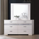 Naima II - Mirror - White High Gloss