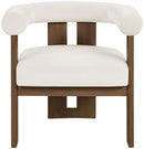 Arienzo - Performance Fabric Upholstered Accent Chair - Walnut Base