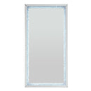 Noralie - Floor Mirror - Faux Diamonds & Mirrored