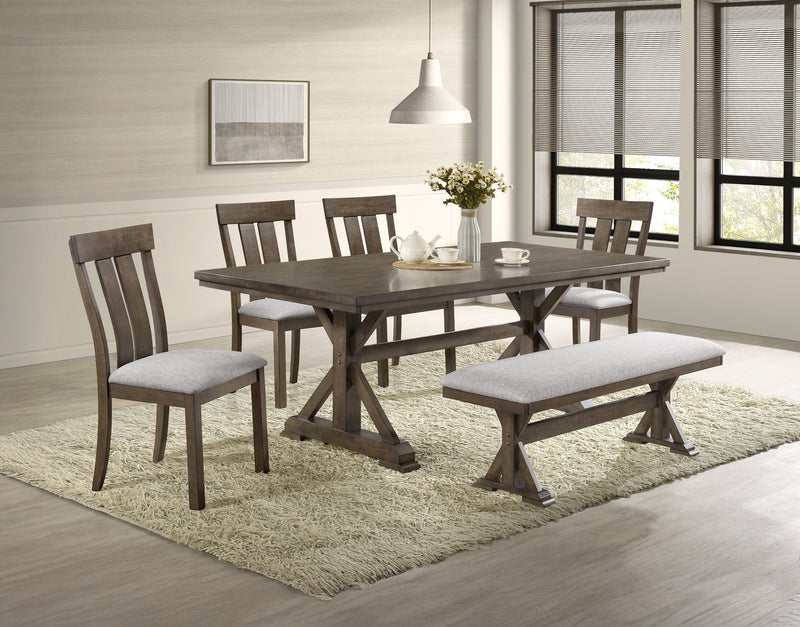 Lloyd - Bench - Brown / Gray