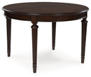 Lavinton - Oval Dining Room Extension Table - Brown