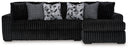 Midnight-Madness - 3 Piece Sectional