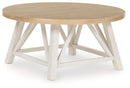 Fawndell - Occasional Table Set (Set of 3) - Antique White / Brown
