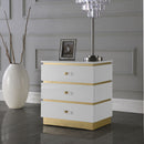 Esme - Side Table - White Lacquer