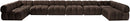 Orin - 8 Piece Modular Sectional (6 Modular Chairs, 2 Corner Chairs)
