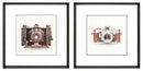 Dirkgrove - Wall Art Set (Set of 2) - Black / White / Brown