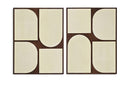 Icon - Mango Wood 2 Piece Wall Art