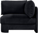 Hammond - Velvet Performance Fabric Upholstered Corner Chair