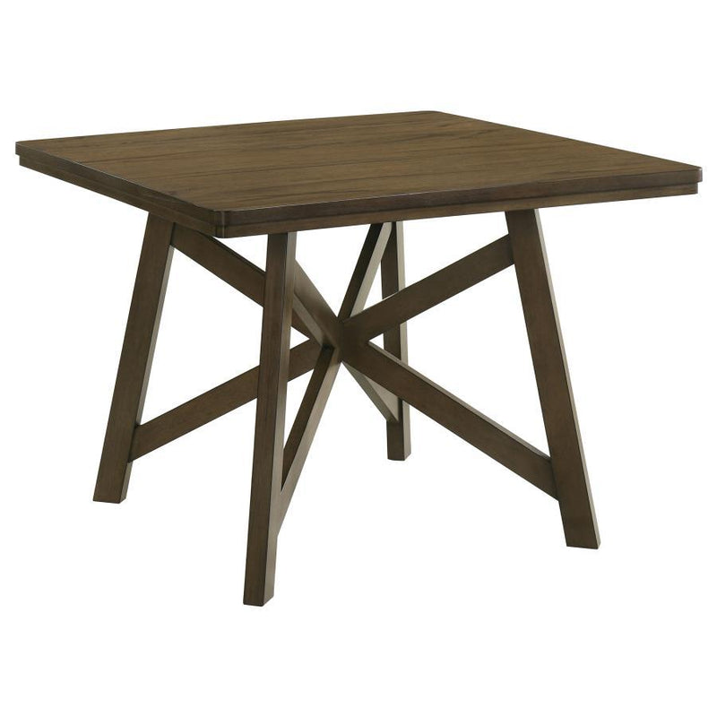 Canfield - 5 Piece Counter Height Dining Set - Brown